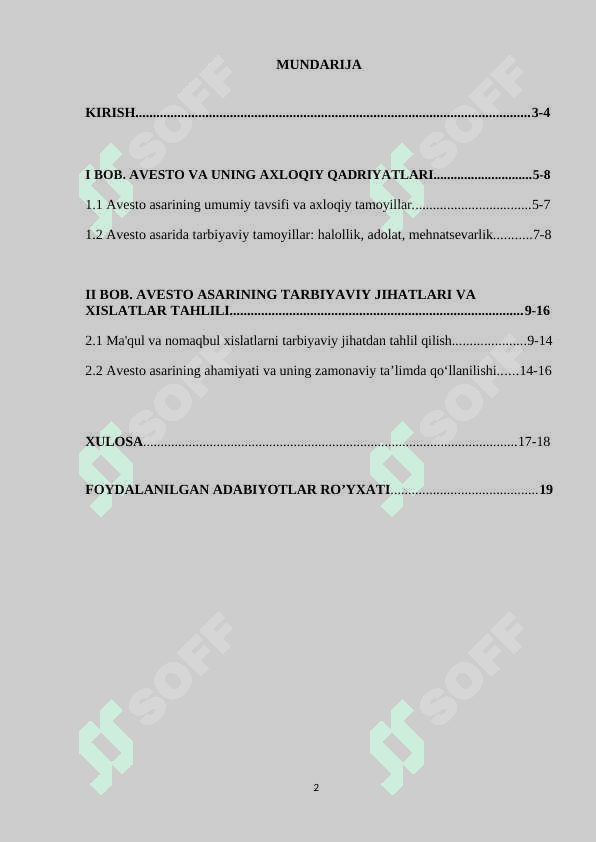 AVESTODA TARBIYAGA OID QARASHLARNING IFODALANISHI 2