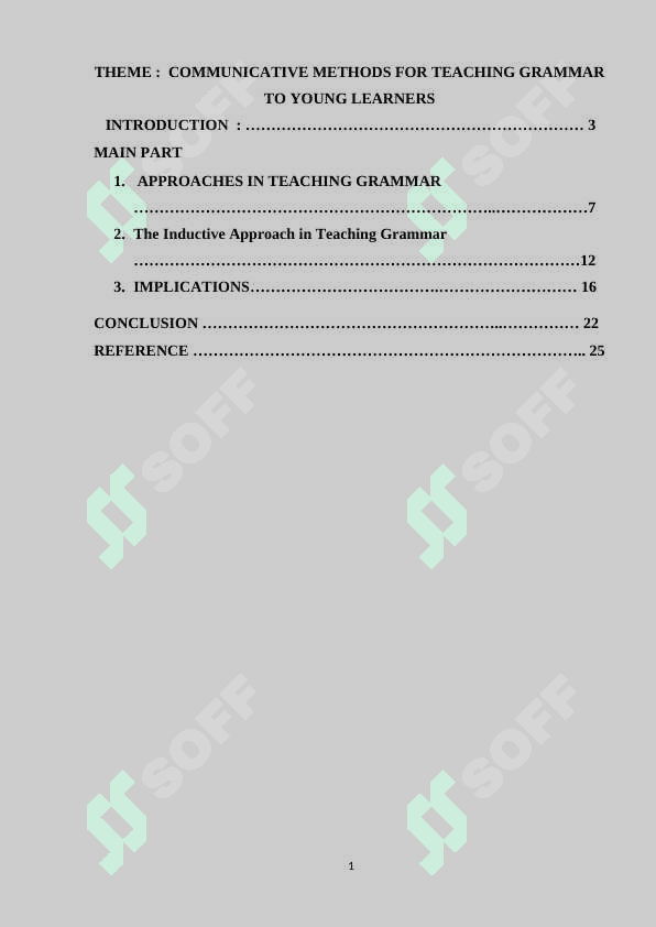 COMMUNICATIVE METHODS FOR TEACHING GRAMMAR TO YOUNG LEARNERS 2