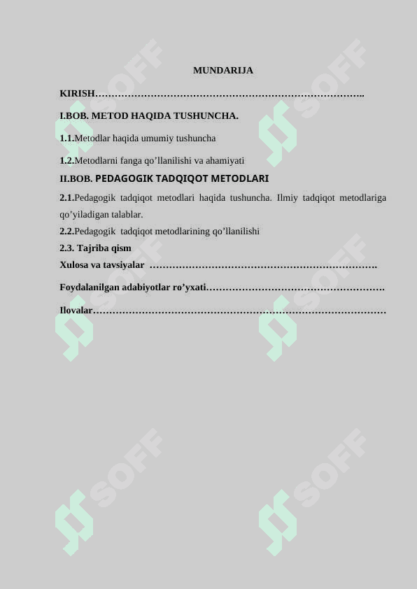 Metod haqida tushuncha,  pedagogik tadqiqot metodlari 2