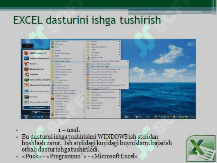 Jadval rеdaktоrlardan iqtisоdiy masalalarni yеchish jarayonida fоydalanish 4