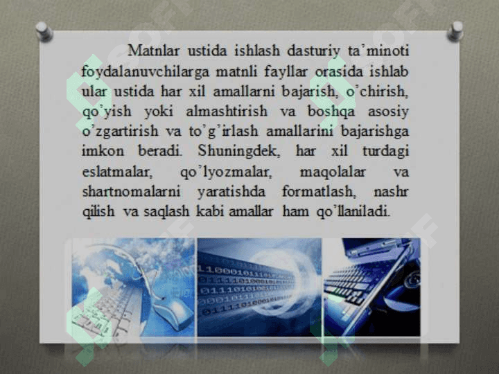 Zamonaviy matn redaktorlari 3