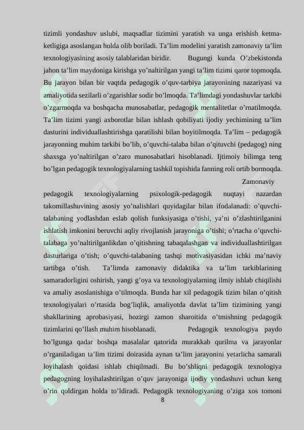 Tarix darslarida  informatsion texnologiyalardan foydalanish 8