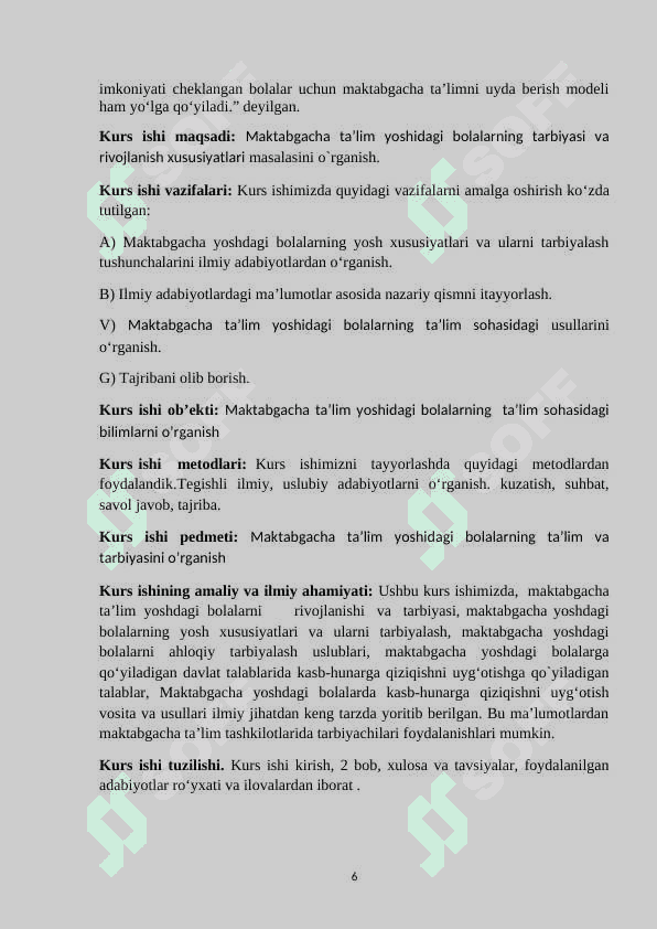 O’zbekiston Respublikasi  Vazirlar Mahkamasining ta’lim sohasidagi vakolatlari 6