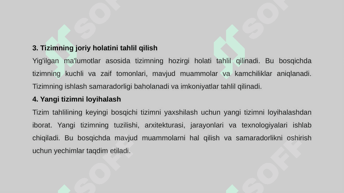 Tizim Talablarini Tahlil qilish 8