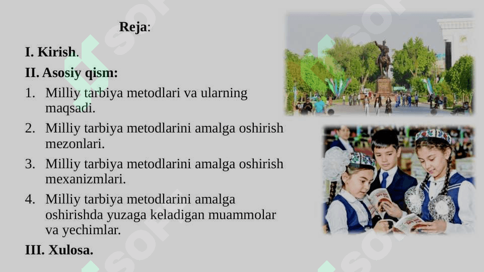 Milliy tarbiya metodlarini amalga oshirish mezonlari hamda mexanizmlari 2