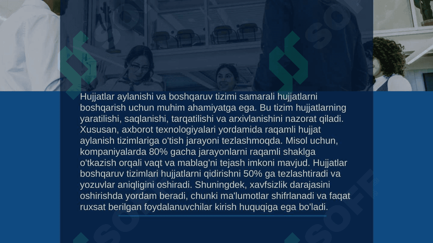 Hujjatlar ustida ishlash tartiboti. Hujjatlar ijrosini tashkil qilish. Hujjatlarning muhimlik qiymatini ekspertiza qilish. 4