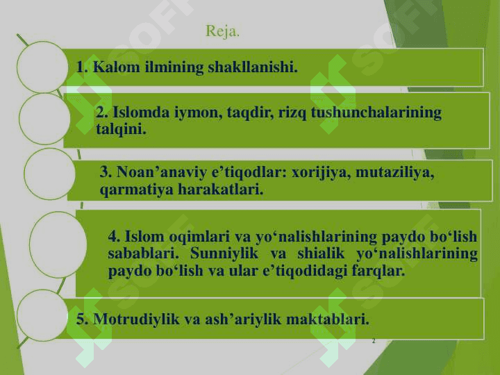 Islom dini manbalari, aqidaviy maktablari va ularning hozirgi davrdagi ahamiyati 2