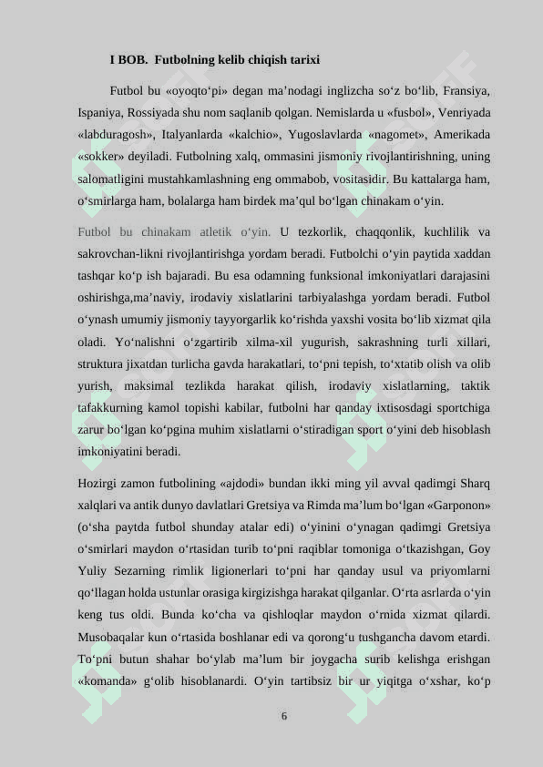 Futbol o’yini taktikasi 7