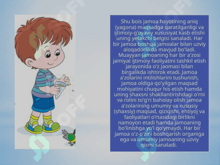 O’quvchilar jamoasi yagona pedagogik jarayonning asoslari. 7