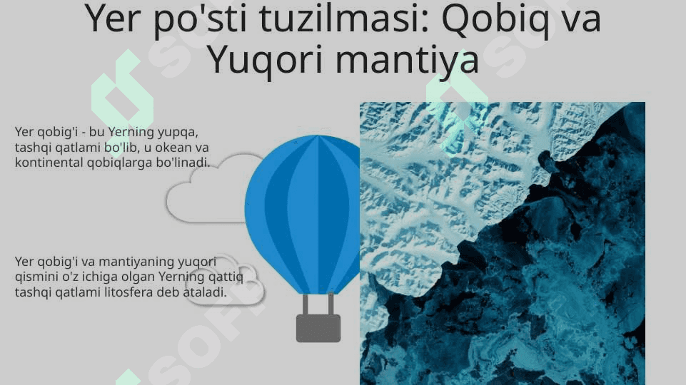 Yerning geografik qobig‘i. Litosfera. 6