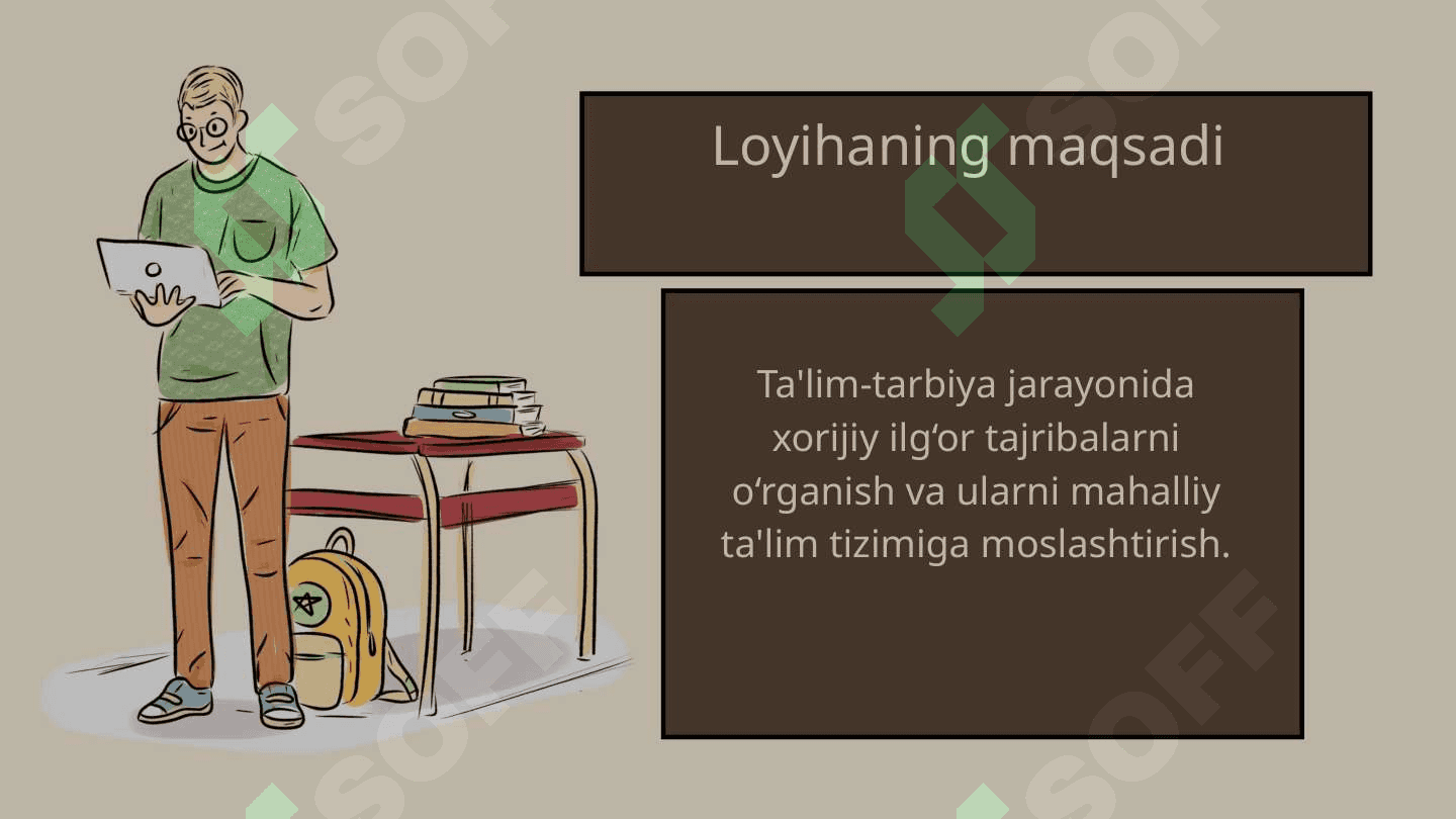 Ta'lim tarbiya jarayonini tashkil etishda, xorijiy tajribalardan foydalanish."STEAM" 3
