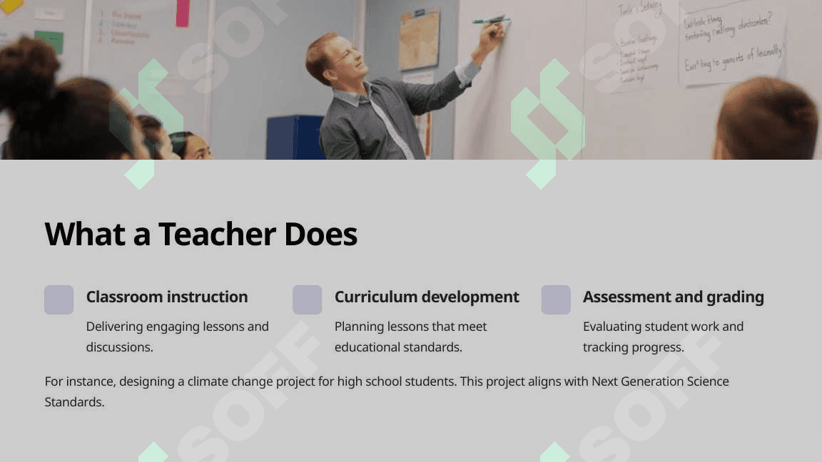 My Job is a Teacher 2