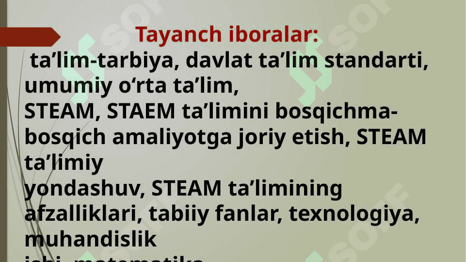 STEAM dasturining mazmun mohiyati 3