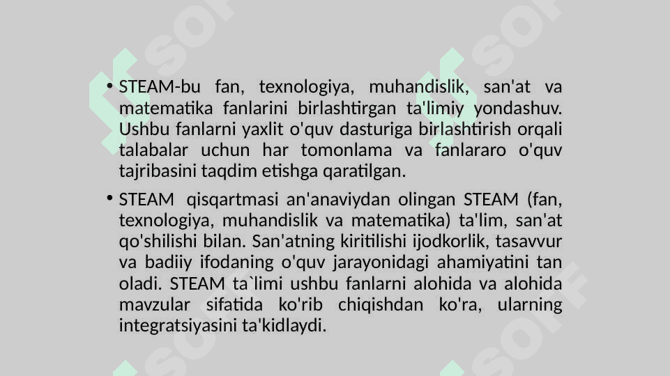 STEAM TEXNOLOGIYASI 5
