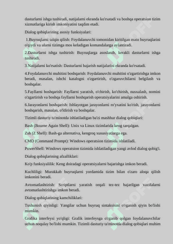 KOMPYUTERNING DASTURIY TA’MINOTLARI 3