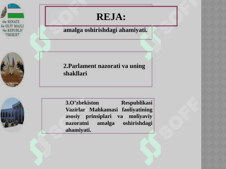 Umumdavlat nazorat organlari va ularning moliyaviy nazoratni tashkil etishi 2