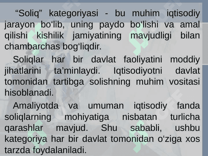 SOLIQLAR VA SOLIQQA TORTISH FANIGA KIRISH 4