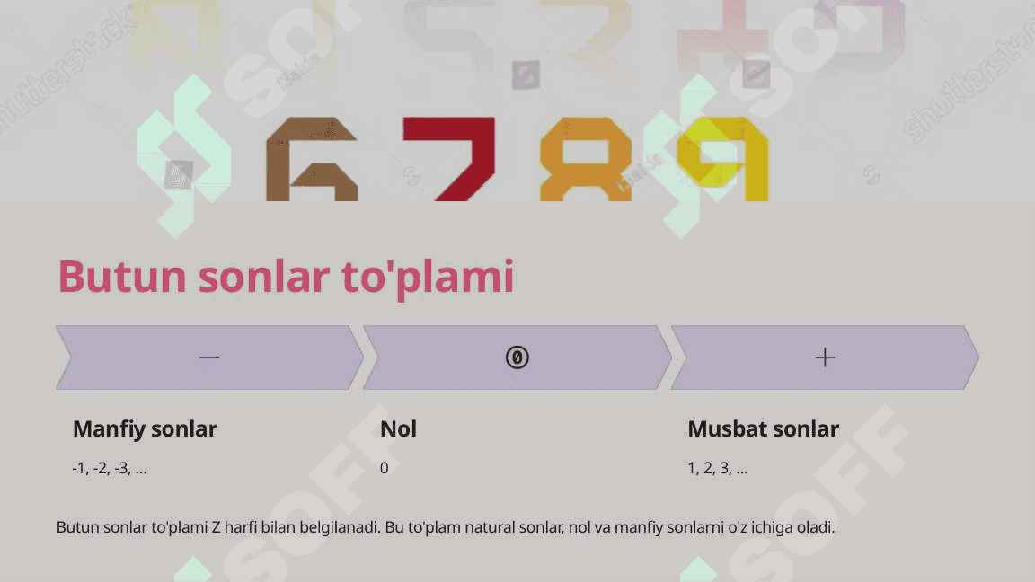 Sonli to'plamlar 4