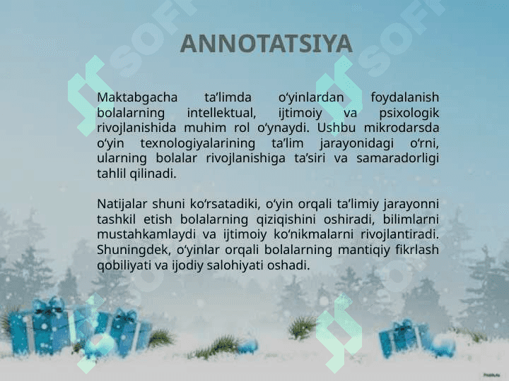 Qishki o‘yin kulgular 2