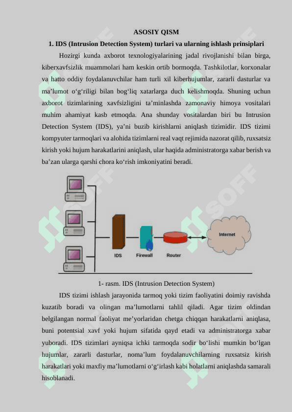 IDS tizimini qurish usullari va vositalari 4
