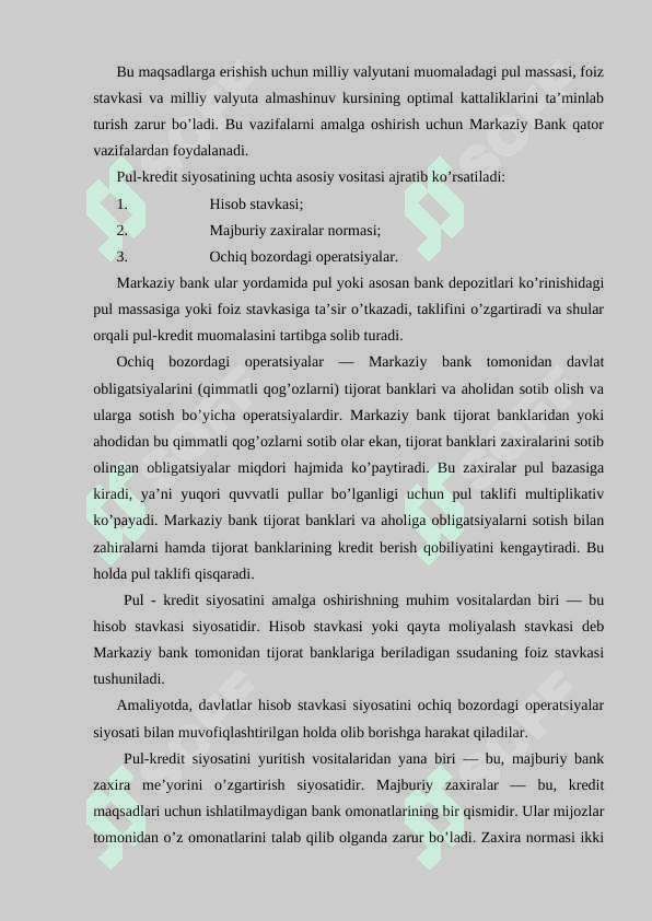 Bank tizimi. Pul-kredit siyosati 7