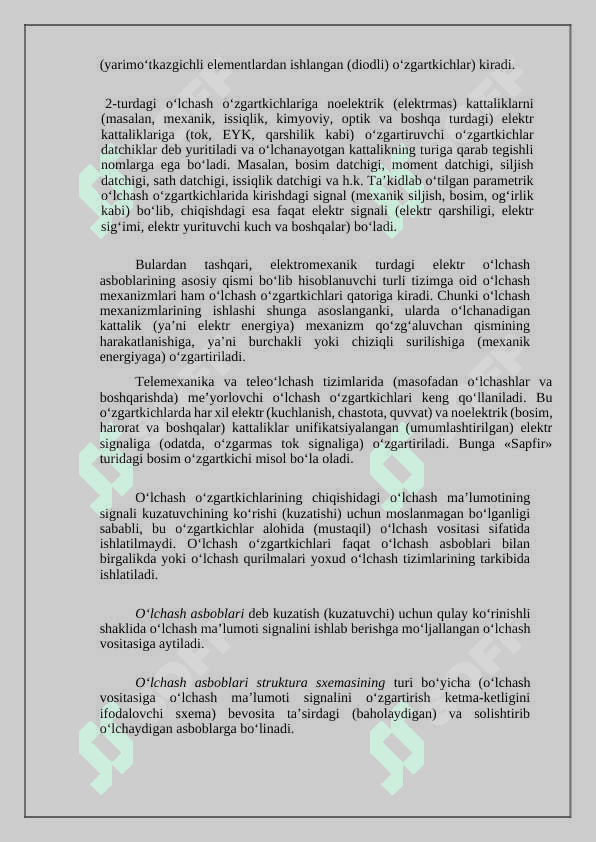 O'lchash birliklari etalonlarini yaratilish tarixi 4
