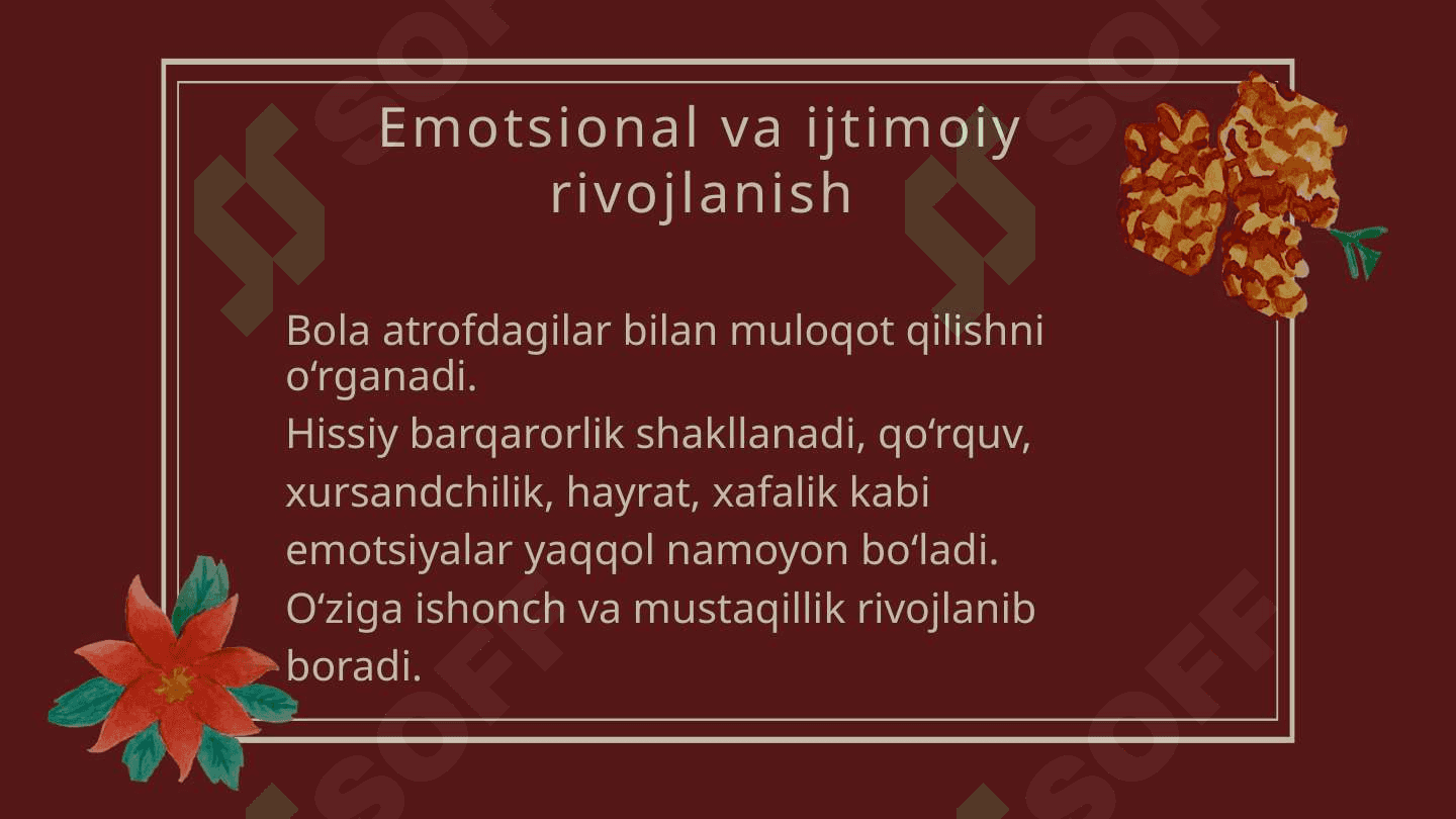 Mavzu: Maktabgacha yosh davrida psixik rivojlanish xususiyatlari 2