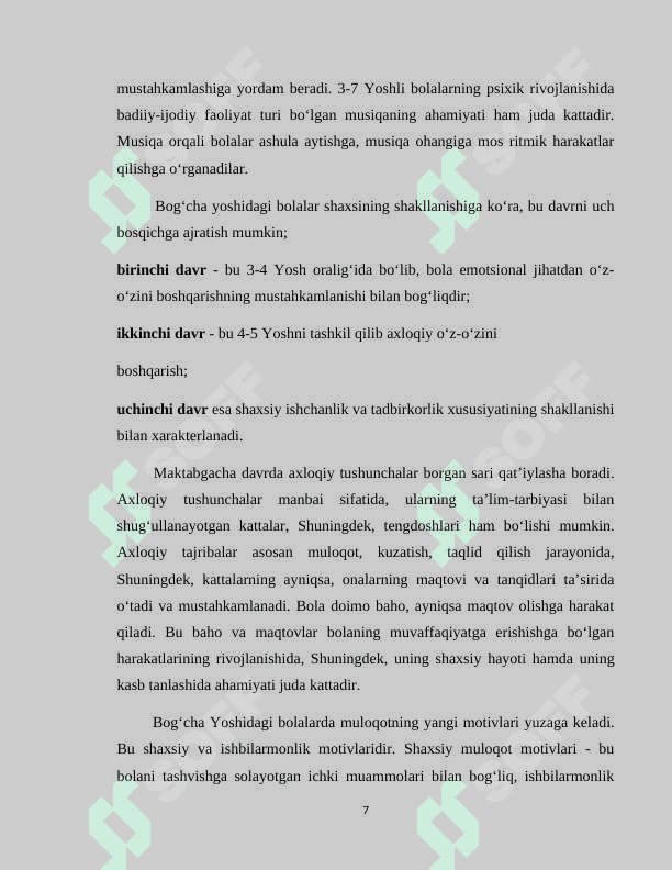 MAKTABGACHA YOSH DAVRIDA BOLALARNING INDIVIDUAL XUSUSIYATLARI 7