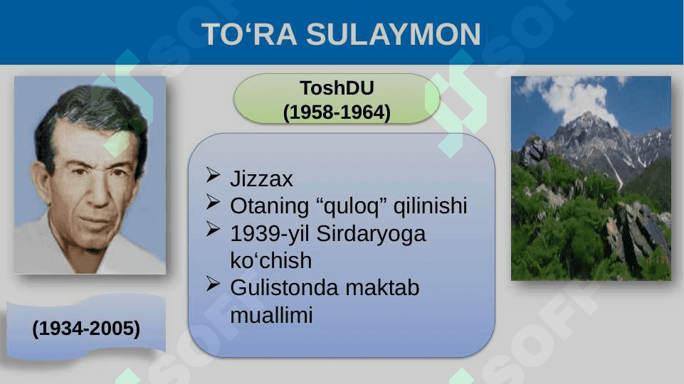 To‘ra Sulaymon she’rlari 3