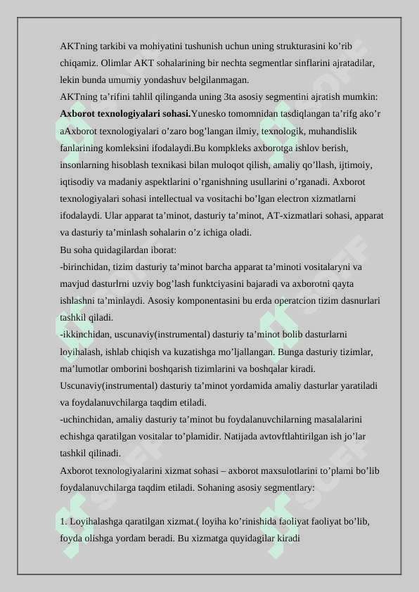 Texnik tizimlarda axborot texnologiyalari 4
