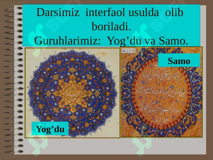 Maqsud Shayxzodaning “Mirzo Ulug’bek” dramasini mustahkamlash 4