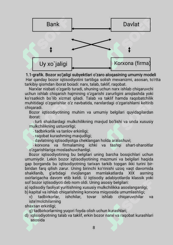 BOZOR IQTISODIYOTIGA O'TISHNING ANDOZALARI VA

ULARNING O'ZIGA XOS XUSUSIYATLARi 8