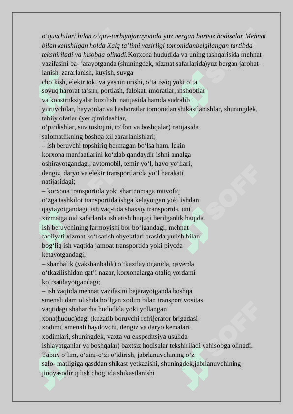 Qurilish ishlarini olib borishda texnika xafsizlikgi 7