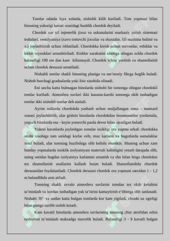 Tomlarni tahlil qilish va chizish 3