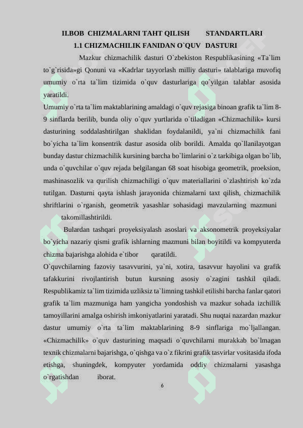 CHIZMALARNI TAXT QILISH VA UNI YAKUNLASH 6