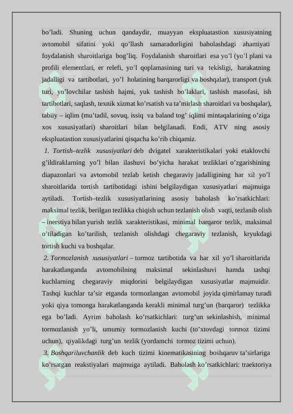 Transport vositalari xizmat muddatlar 6