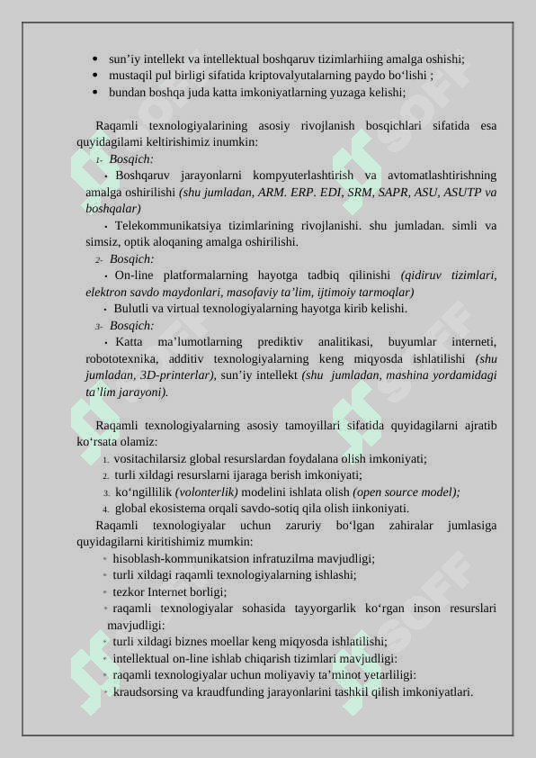 Raqamli texnologiyalar haqida tushuncha. 3