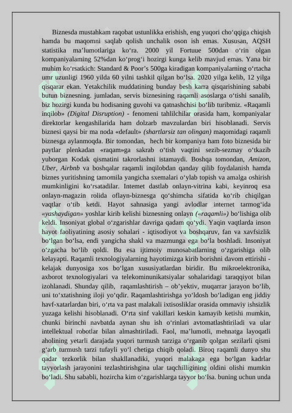 Raqamli texnologiyalar haqida tushuncha. 4