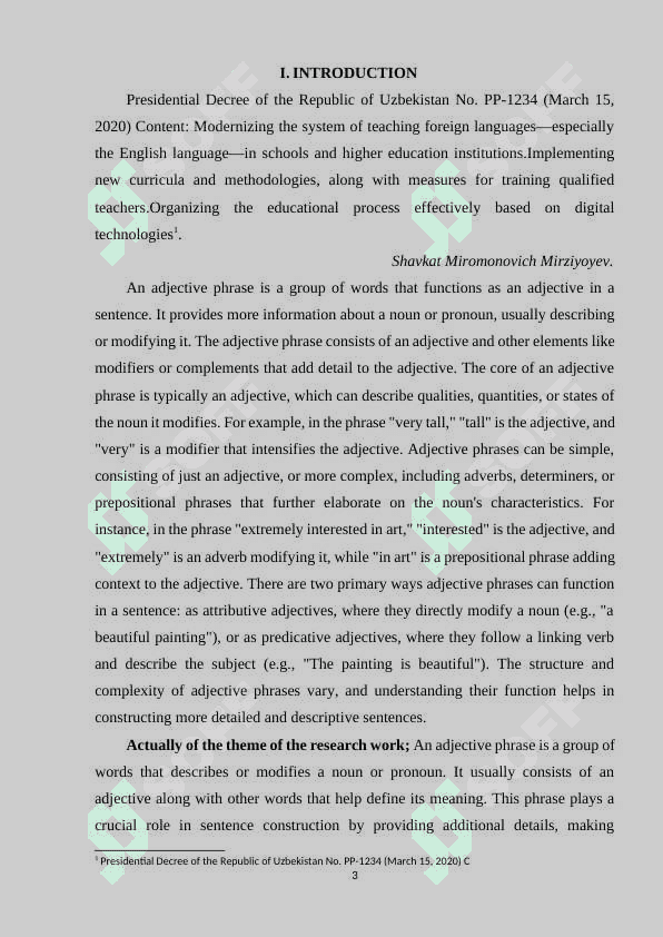 ADJECTIVE PHRASE AND ITS TYPES 3
