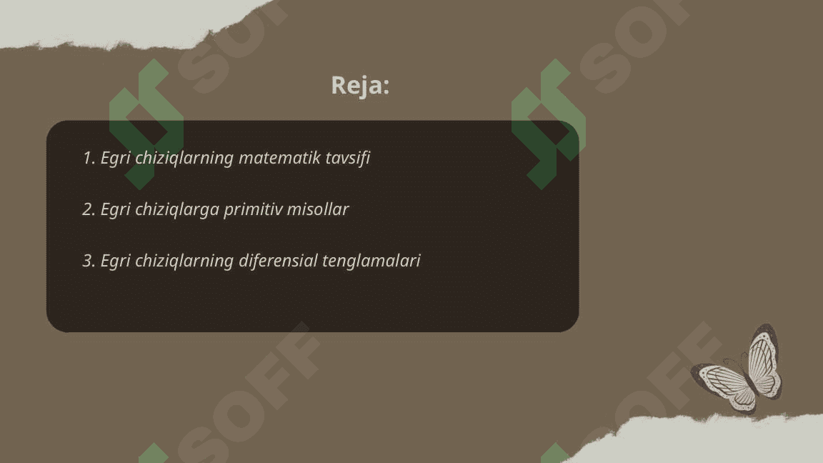 Egri chiziqlar va ularning uzunliklari 2
