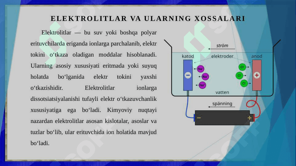 Elektrolitlar nazaryasi 3