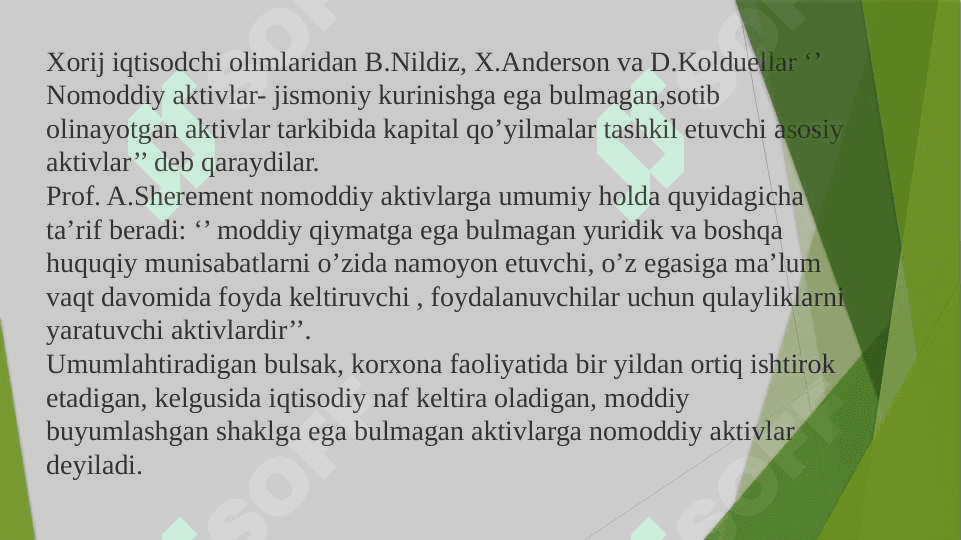Nomoddiy aktivlarga safarbar etiladigan investitsiyalarni moliyalashtirish 3