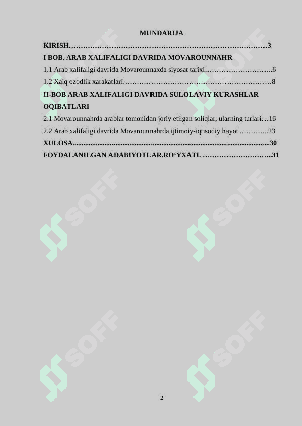 Arab xalifaligi davrida ijtimoiy iqtisodiy ahvoli 2