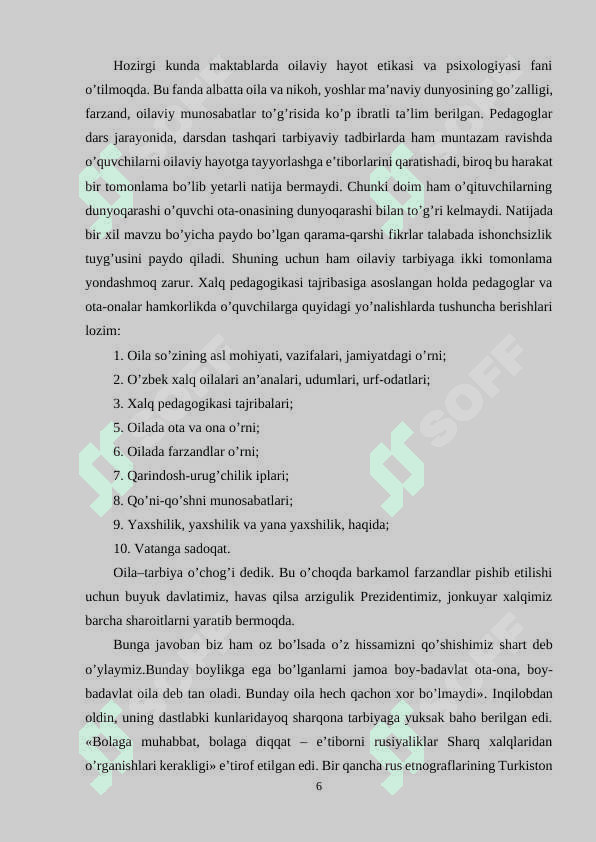 OILADA VA MAKTABDA O'QUVCHILAR SHAXSINI SHAKLLANTIRISH 5
