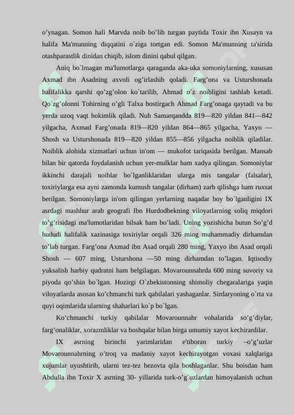 O‘RTA OSIYO VA XUROSONDA MUSTAQIL DAVLATLARNING TASHKIL TOPISHI. 7