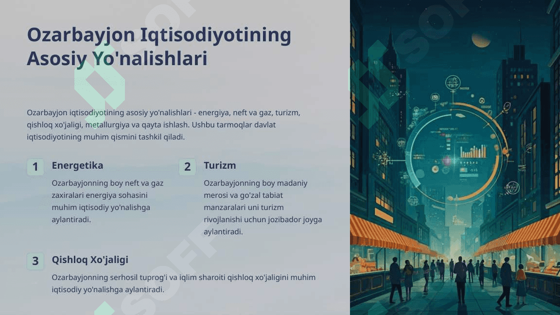 Ozarbayjon davlatining investatsiya tahlili taqdimot 5
