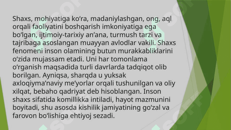Shaxsni oʻz oʻzini anglashi asosida taqdimot 5