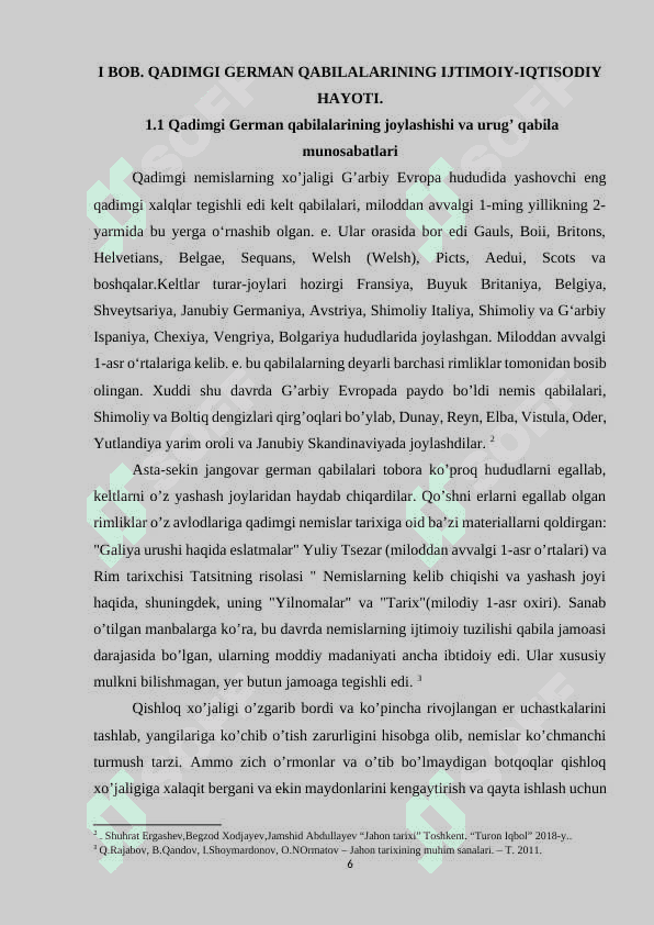 Qadimgi German qabilalari 6