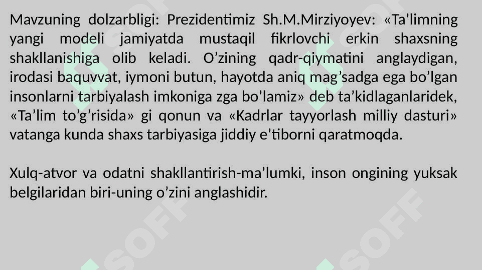 Ta’lim psixologiyasi. Tarbiya psixologiyasi 3