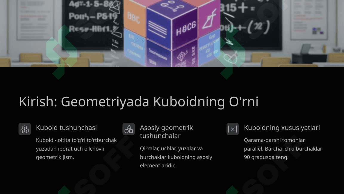 Kuboid qirralarini topish 3